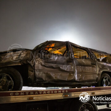 5 Accidente en el libramiento Rosas Magallón deja nueve lesionados, incluido un bebé