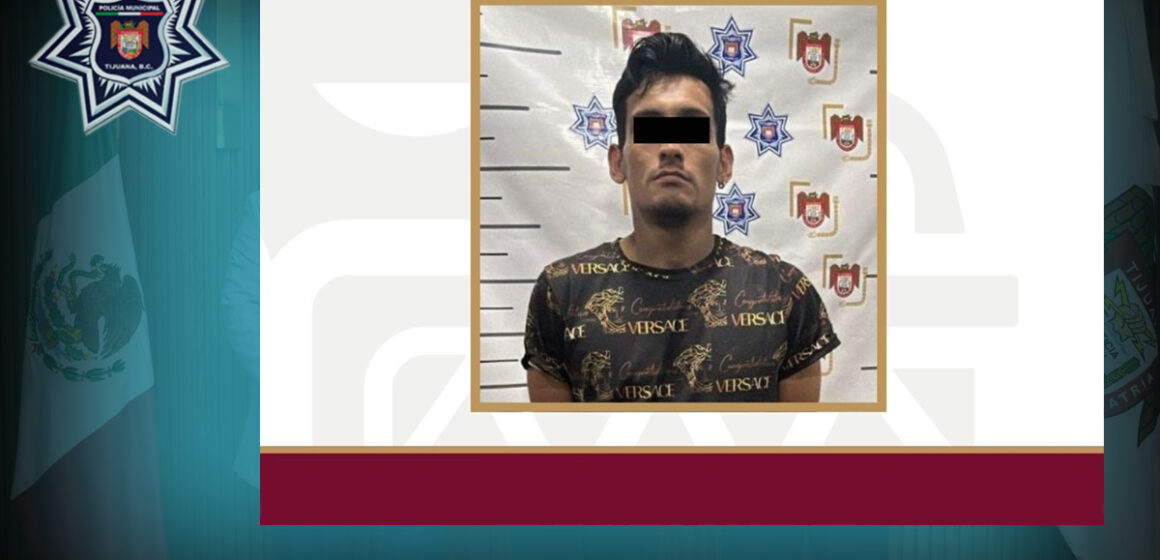 Captura Policía Municipal a sujeto por asalto con violencia