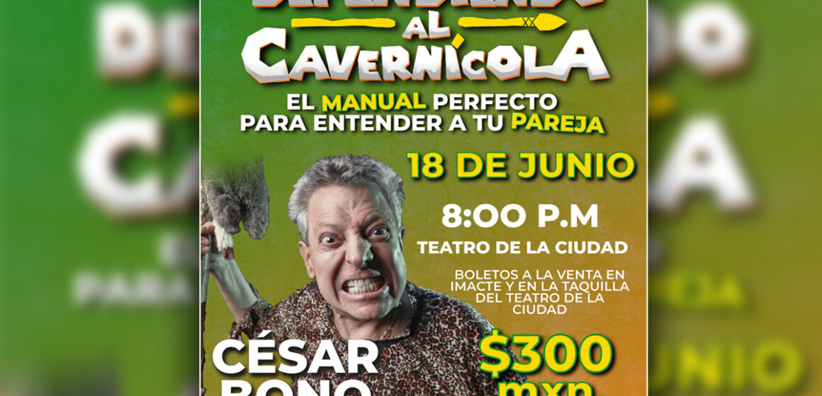 César bono llega a Tecate con su gira del adiós “defendiendo al cavernícola”