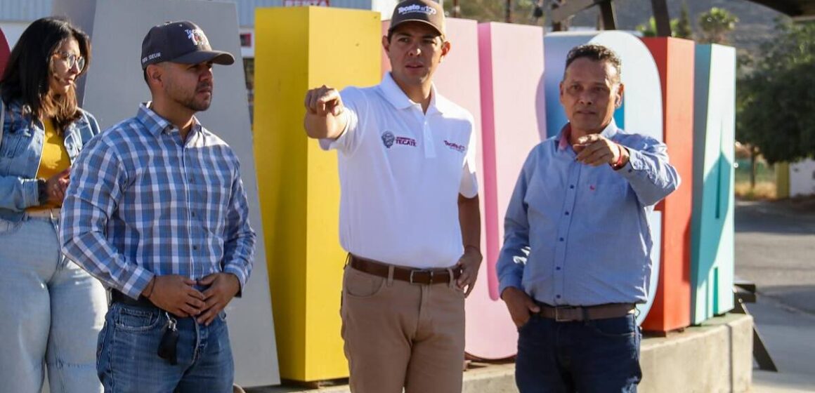 Supervisa Román Cota obra clave para mejorar la movilidad en Tecate