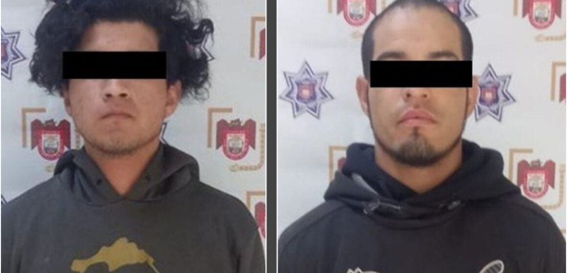 Detienen a dos hombres con droga y arma de utilería en Tijuana