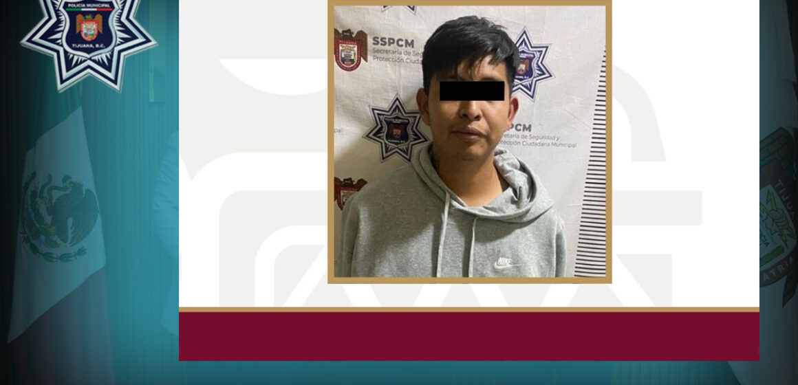 fsd Capturan a hombre por agredir a su ex pareja con un cuchillo en Tijuana