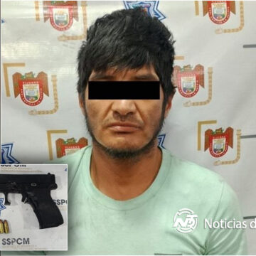 Detienen a hombre armado en la colonia Hacienda del Colorado