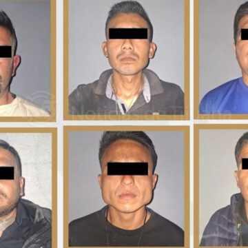 Siete detenidos por robo con violencia a casa habitación; afirmaron ser de un Cártel 