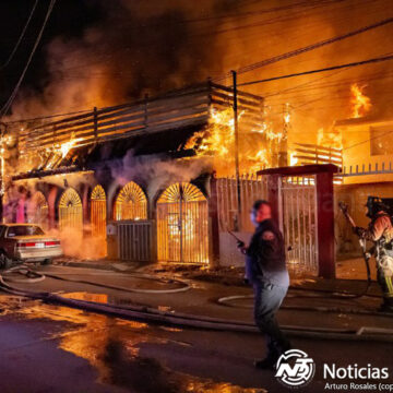 Incendio en colonia Sepanal movilizó a Bomberos durante madrugada del viernes