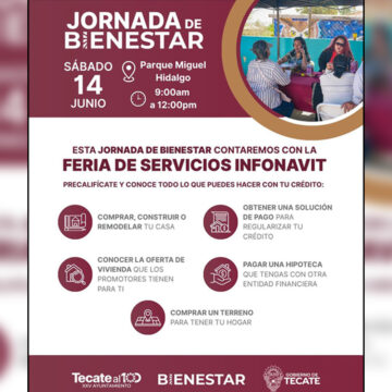jornada Invitan a Jornada de Bienestar con Feria de Servicios Infonavit