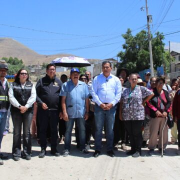 Arturo Aguirre supervisa jornada de limpieza en la colonia El Niño
