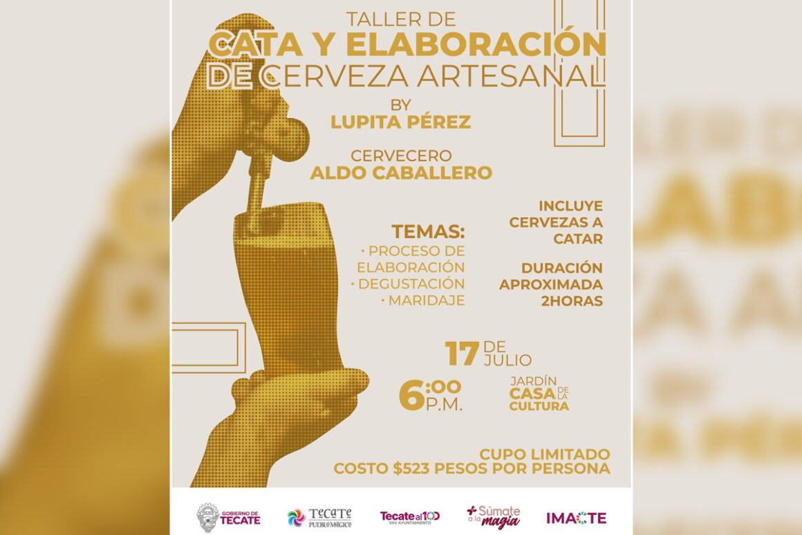 Gobierno de Tecate invita a taller de cerveza artesanal