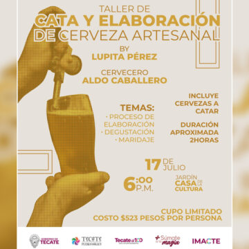 Gobierno de Tecate invita a taller de cerveza artesanal