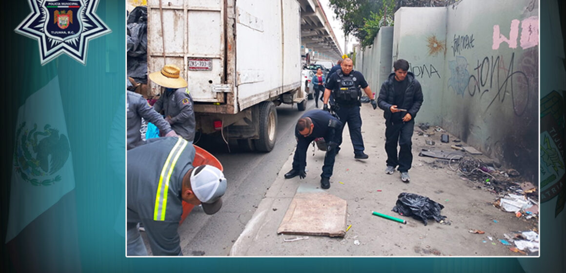 Tijuana limpia y ordena espacios públicos en Zona Centro y Norte
