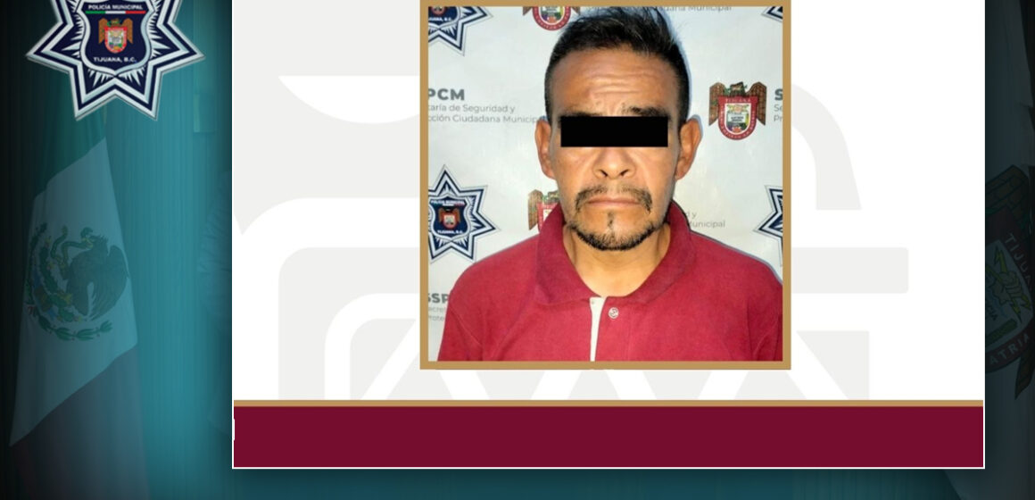 xvc Arresta Policía Municipal a sujeto con arma de fuego en Tijuana