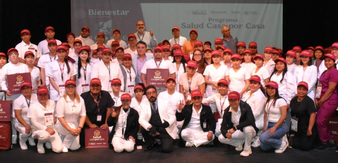 xzc Médicos y enfermeras reciben equipo para el programa Salud Casa por Casa: Ruiz Uribe