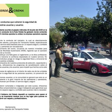 Tolerancia cero a conductas que vulneren la seguridad: Verde & Crema  