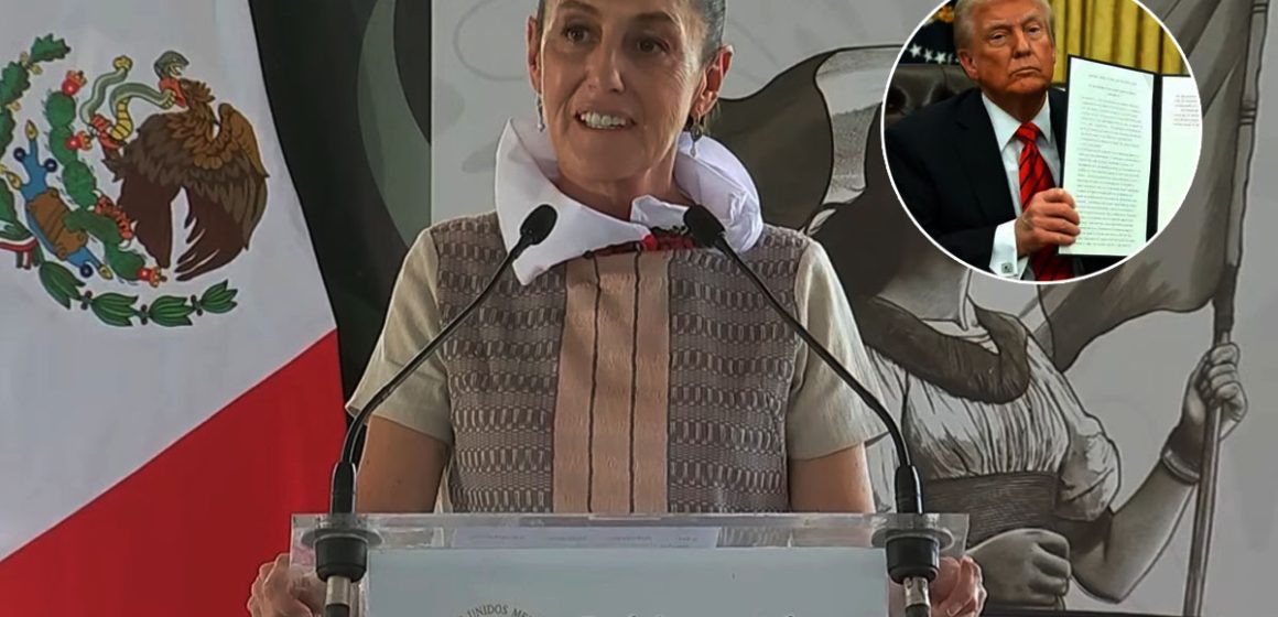 Claudia Sheinbaum prevé entendimiento con EEUU tras anuncio de 30% en aranceles a productos mexicanos