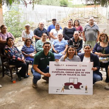 1 Anuncian instalación de luminarias en col. Militar