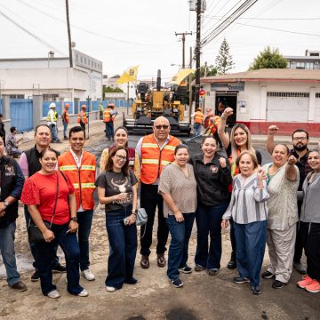 Inicia XXV Ayuntamiento de Tijuana obras de reencarpetado en Delegación La Mesa