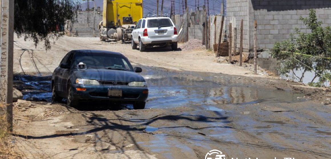 1 Piden residentes del Maclovio Rojas atención a la Cespt a fuga de aguas negras