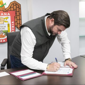 Firma alcalde convenio de vinculación con Universidad de las californias Internacional