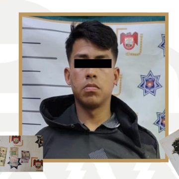 Arrestan a presunto responsable de robo a gasolinera