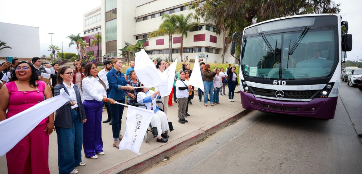 Gobierno de BC amplía ruta del Transporte Violeta hasta Maneadero en Ensenada