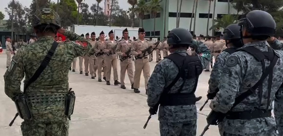 1_1 Toman protesta 105 soldados encuadrados de la segunda compañía del SMN en Tijuana