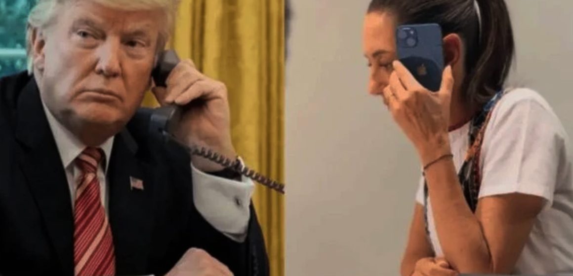 Trump y Sheinbaum sostendrán mañana llamada previa a entrada en vigor de aranceles