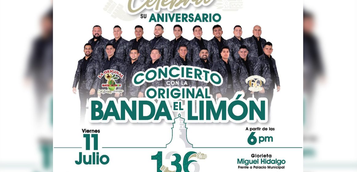 2 Invita Gobierno Municipal al concierto conmemorativo por el 136 aniversario