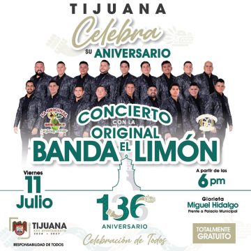 Invita Gobierno Municipal al concierto conmemorativo por el 136 aniversario