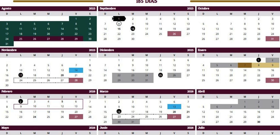2 Ajusta SEP calendario escolar 2025‑2026 con menos días de clase y más vacaciones