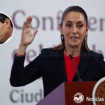 201 Sheinbaum responde a acusaciones de corrupción de Peña Nieto por “Pegasus”