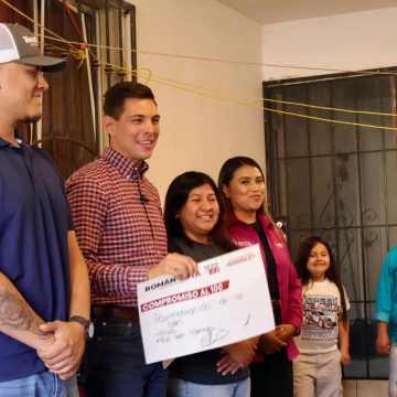 Román Cota cumple promesa histórica: Valle Verde tendrá pavimentación