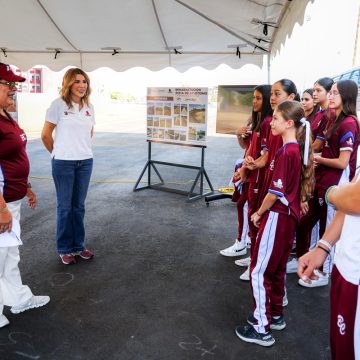 Gobernadora impulsa deporte con rehabilitación de pista de atletismo