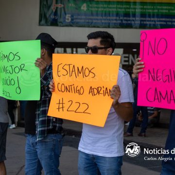 3 “No dejen morir a mi hermano”: Familia Valdés, protesta por negligencia en Clínica 1 del IMSS