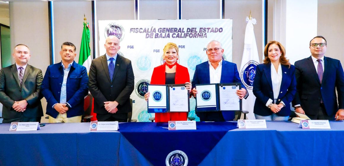 Firma FGE convenio con Asociación de Industriales Mesa Otay