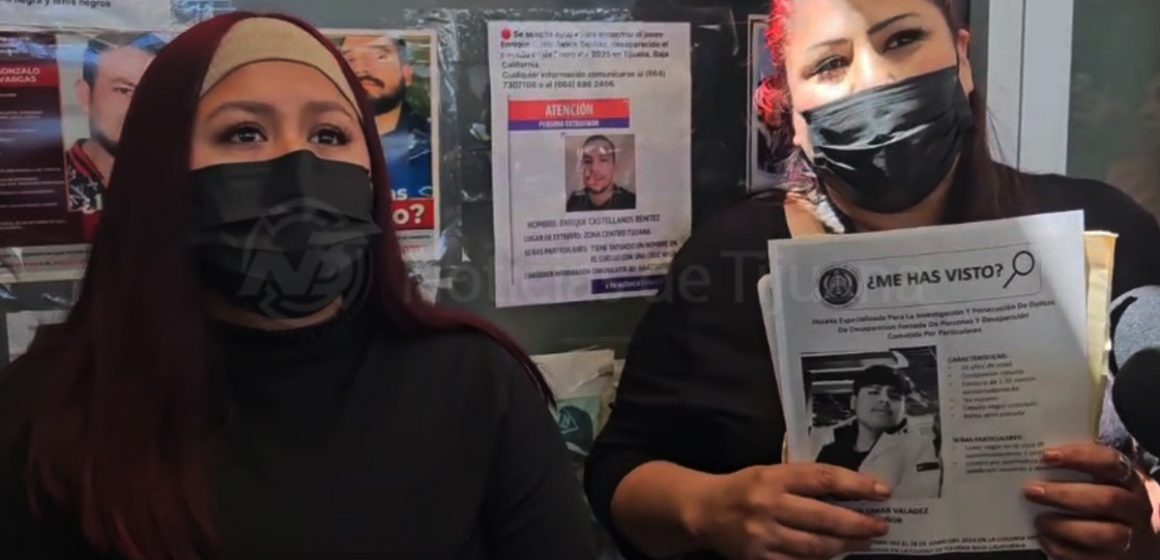 Se manifiestan familiares en la FGE para denunciar omisiones en casos de desaparición forzada en Tijuana