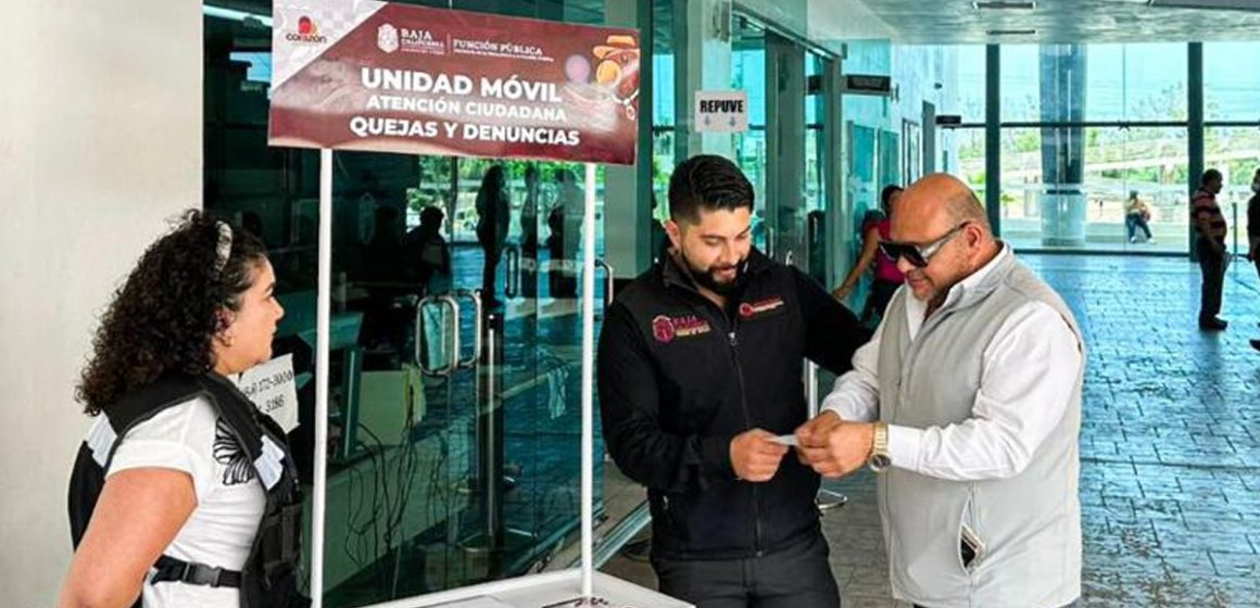 Habilitan unidad móvil para denuncias ciudadanas contra la corrupción en BC