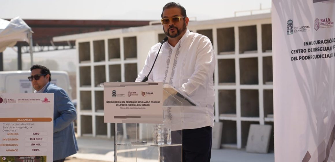 A Inauguran panteón forense en Tijuana