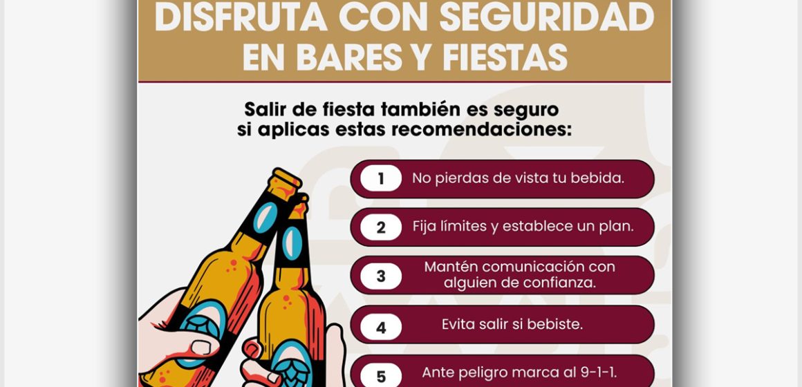 bcv Disfruta con seguridad en bares y fiestas estas vacaciones