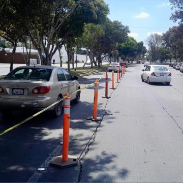 Implementan operativo para agilizar el flujo vehicular en bulevar Padre Kino