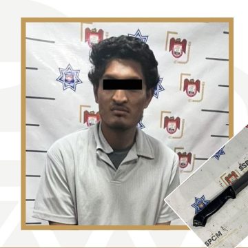 Arrestan a exhibicionista señalado de amenazas con arma blanca