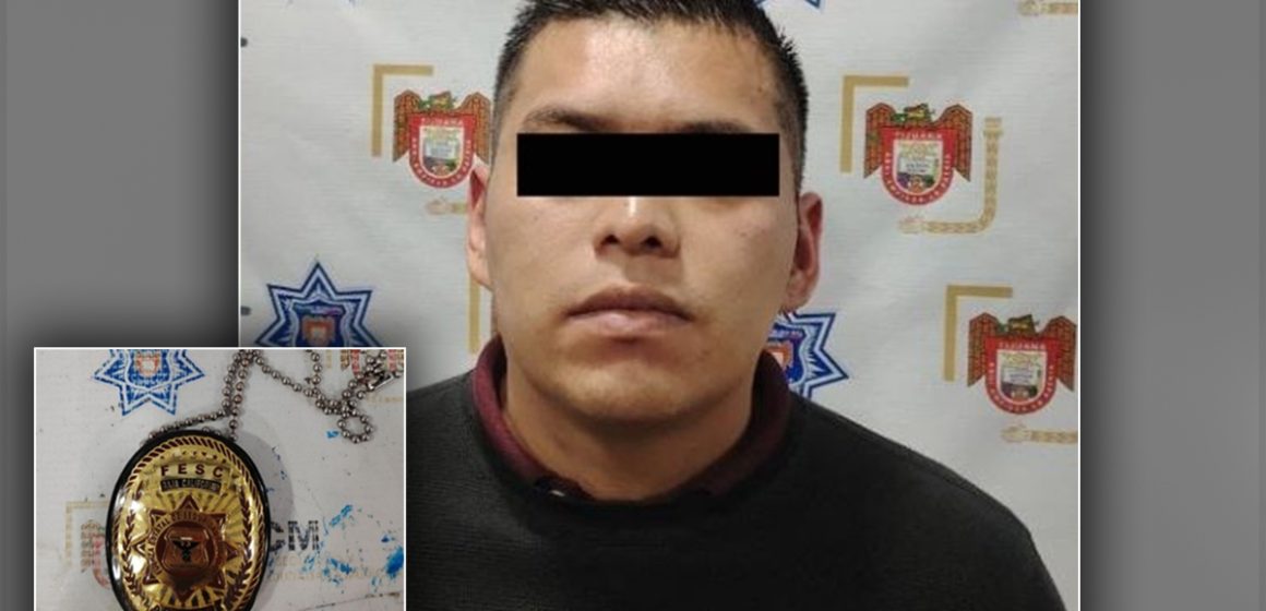 Detienen a hombre que se hacía pasar por agente de la FESC