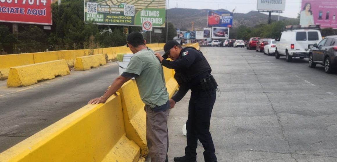 Realizan operativos preventivos en cruces fronterizos de Tijuana