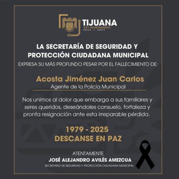 Fallece el agente de la Policía Municipal Juan Carlos Acosta Jiménez