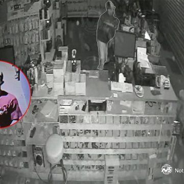 Sujeto a bordo de una “Tahoe” protagoniza robo en ferretería