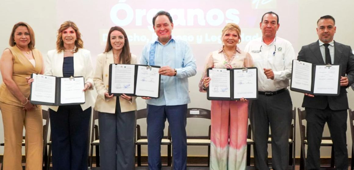 firma Secretaría de Salud y FGE firman convenio para fortalecer donación y trasplante de órganos