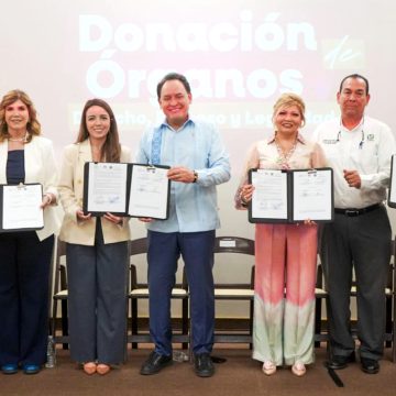 Secretaría de Salud y FGE firman convenio para fortalecer donación y trasplante de órganos