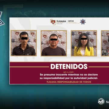 Detienen a cuatro personas por posesión de arma y drogas; se les vincula con secuestro