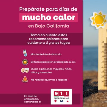 Advierten riesgos por altas temperaturas el resto de la semana