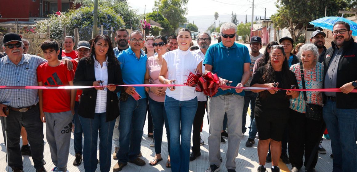 Refuerza estrategia corazones en Tijuana con más calles pavimentadas y redes de agua