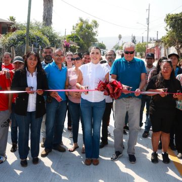 Refuerza estrategia corazones en Tijuana con más calles pavimentadas y redes de agua